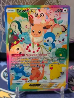 CUSTOM Card Eevee Ex Promo Pokemon TCG Pocket Custom Card - Image 1