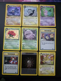 Pokemon Team Rocket Complete Set Unlimited & 1st Edition 83/82 WOTC Near Mint - Image 3