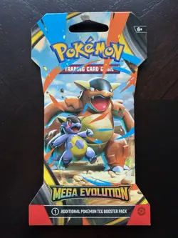 Pokemon Mega Evolution Sleeved Booster Pack Random Art Factory Sealed - Image 1