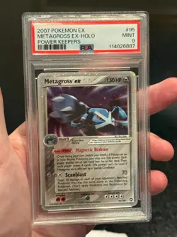 2007 Pokemon EX Power Keepers Metagross EX Holo #95/108 PSA 9 MINT - Image 5