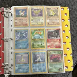 Vintage Pokemon Binder Collection Holo Lot Base Set 1st Edition Shadowless - Image 2
