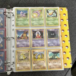 Vintage Pokemon Binder Collection Holo Lot Base Set 1st Edition Shadowless - Image 3