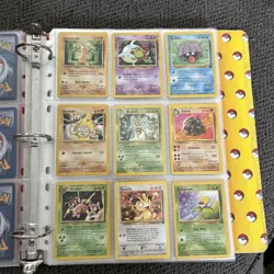 Vintage Pokemon Binder Collection Holo Lot Base Set 1st Edition Shadowless - Image 5