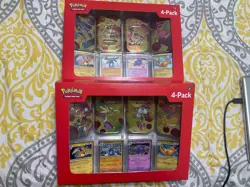 Pokemon TCG Scarlet & Violet 151 Mini Tin 4-Pack Lot 2 Sam’s Club Sealed - Image 1
