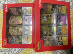 Pokemon TCG Scarlet & Violet 151 Mini Tin 4-Pack Lot 2 Sam’s Club Sealed - Image 3