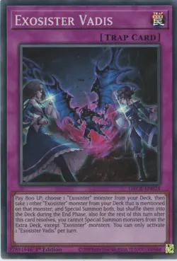 Yugioh Exosister Vadis GRCR-EN024 Super Rare 1st Edition NM x3 Play Set - Image 1