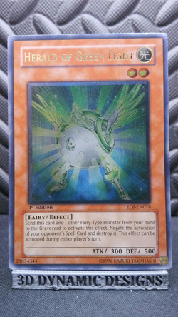 | Yugioh Herald of Green Light EOJ-EN018 1st Edition Ultimate Rare VLP 🔥 | - Image 1