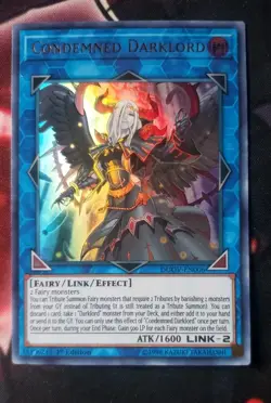 Condemned Darklord DUOV-EN006 Duel Overload 1st Edition LIGHT PLAY SEE PICS - Image 1