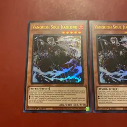 Yugioh - Vanquish Soul Jiaolong AGOV-EN018 1st Edition ULTRA NM X3 - PLAYSET - Image 2