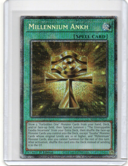 MILLENNIUM ANKH YUGIOH NON-PLAYED STARLIGHT RARE MP25-EN011 - Image 1