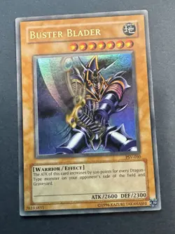 Yu-Gi-Oh 2002 Buster Blader PSV-050 Ultra Rare Unlimited LP Condition - Image 1