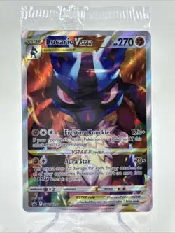 Lucario VSTAR - SWSH291 - Sword & Shield Sealed Promo Card - Holo - English - NM - Image 1