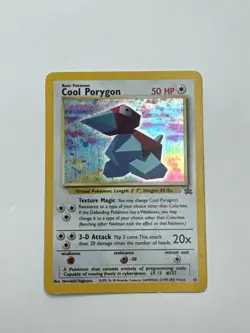 Cool Porygon Pokemon Black Star Holo Promo #15 Card - Image 1