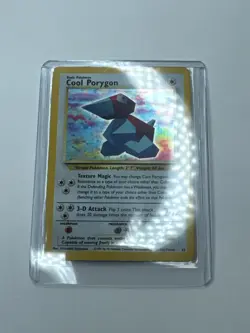 Cool Porygon Pokemon Black Star Holo Promo #15 Card - Image 3