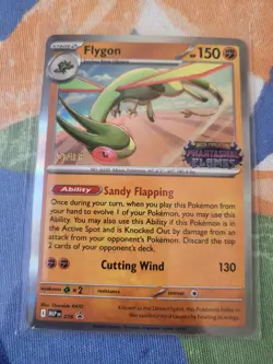 Pokemon Flygon 016 Phantasmal Flames Prerelease Stamped Staff Promo Card Holo - Image 1