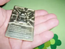 Pikachu 1999 Pokemon 23K Gold-Plated Burger King Nintendo Promo Trading Card - Image 4