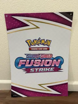 LARGE 17"X24" POKEMON MEW & GENGAR 3D CARD POSTER condition in description - Image 3