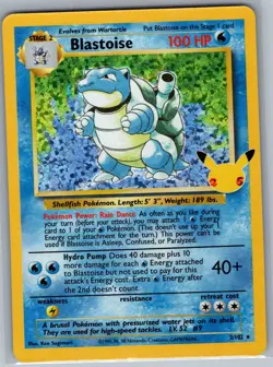 Blastoise 2/102 Celebrations: Classic Collection - Pokemon Card - NM - Image 1