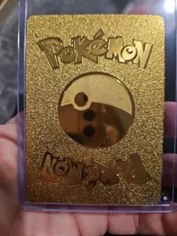 Salamance Vmax Rainbow Gold Foil Fan Art Vinyl Collector Pokemon Card 194/189 - Image 2