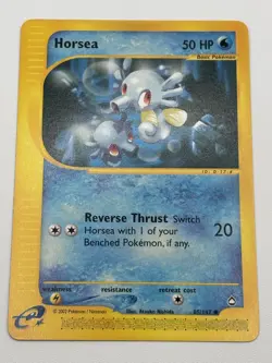 Pokemon TCG Aquapolis Horsea Regular Common E-Card 85/147 NM - Image 2