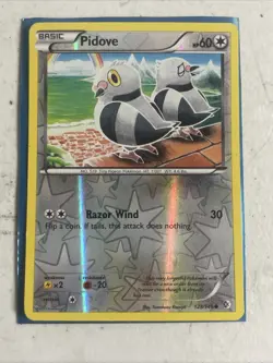 Pokemon 2012 Moderate Play Pidove Boundaries Crossed REVERSE 123/149 Card - Image 1