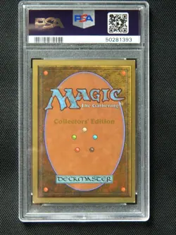 1993 magic the gathering card CHAOS ORB COLLECTOR'S EDITION VG-EX 4 PSA - Image 2