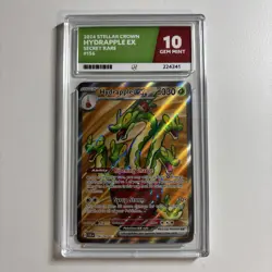 Hydrapple EX Stellar Crown Full Art Pokemon TCG Card 156/142 ACE 10 🔥🍎 - Image 1