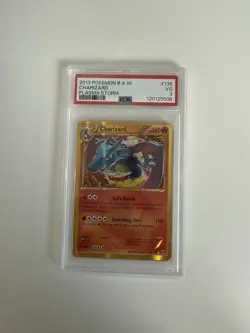 Pokemon 2013 B&W Plasma Storm #136 Charizard Trading Card PSA 3 - Image 1