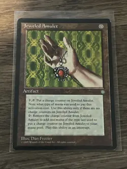 MTG Magic The Gathering Jeweled Amulet Ice Age Regular - Image 1