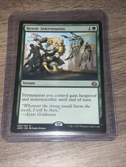 Magic the Gathering - Heroic Intervention - Aether Revolt Rare MTG NM - Image 1