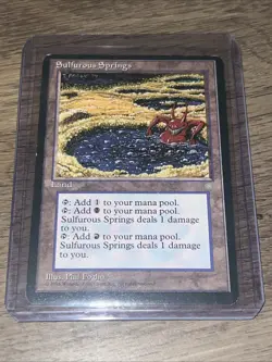 Sulfurous Springs - Ice Age - Magic the Gathering MTG - Image 1