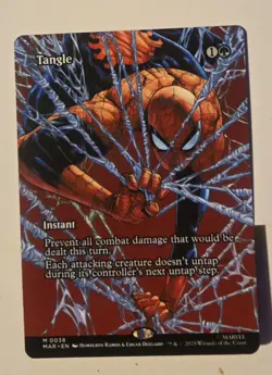 MTG - Tangle - Borderless Marvel Universe Spider-man Eternal-Legal - Image 1