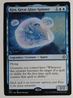 MTG Magic the Gathering Kira, Great Glass-Spinner (154/496) Jumpstart NM - Image 1