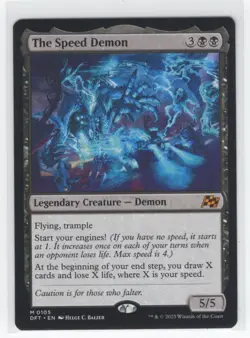 #105 2025 Aetherdrift The Speed Demon Mythic - Image 1