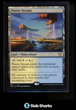 2021 MAGIC THE GATHERING #178 PRAIRIE STREAM RARE - Image 1
