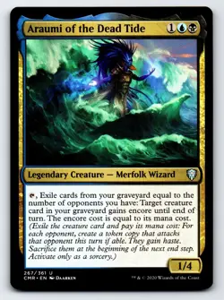 Araumi of the Dead Tide U Commander Legends # 267 NM Normal - Image 1