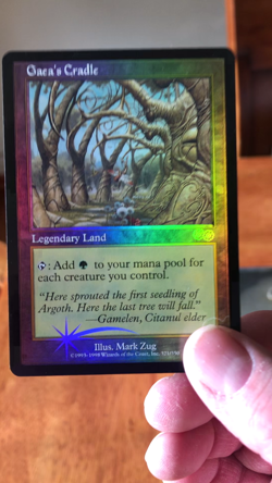 MTG - Gaea's Cradle - Judge - Foil - Promo - Art Alt - Read - WATCH ITEM VIDEO!! - Image 2