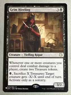 MTG / Grim Hireling / LIST / #25 / Regular / Rare / NM - Image 1