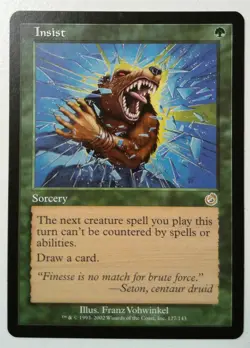 Insist *Rare* Magic MtG x1 Torment SP - Image 1