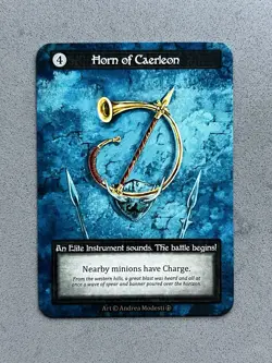 2x Horn of Caerleon - Elite - Arthurian Legends - Sorcery: Contested Realm - NM - Image 2