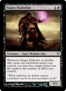 4x Hagra Diabolist ~ Near Mint Zendikar MTG Magic x4 4 UltimateMTG Playset Black - Image 1