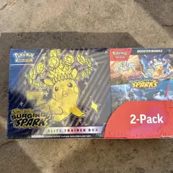 Pokemon Scarlet & Violet Surging Sparks Elite Trainer Box 2-Pack - Image 1