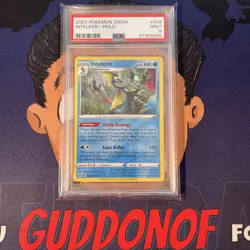 PSA 9 MINT 2020 Pokemon Sword & Shield INTELEON #058 Holo Rare - Image 1