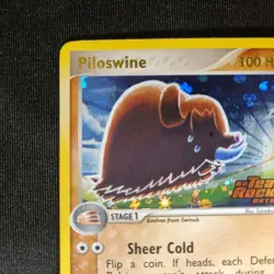 Piloswine Reverse Holo Stamped EX Team Rocket Returns 13/109 Pokemon TCG - VLP - Image 3