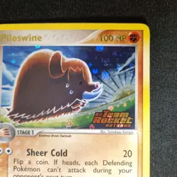Piloswine Reverse Holo Stamped EX Team Rocket Returns 13/109 Pokemon TCG - VLP - Image 4