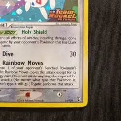 Togetic Reverse Holo Stamped EX Team Rocket Returns 14/109 Pokemon TCG - LP - Image 5
