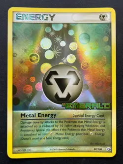 Pokemon Metal Energy EX Emerald Stamped Reverse Holo Rare 88/106 2005 - Image 1