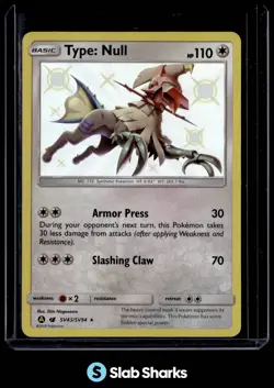 2019 POKEMON SM HIDDEN FATES #SV45/SV94 TYPE: NULL SHINY VAULT RARE - Image 1