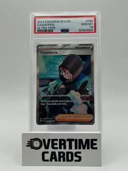 2024 Pokemon SFA EN Cassiopeia Ultra Rare 086/064 PSA 10 - Image 1