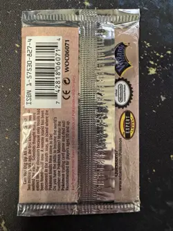 POKEMON FOSSIL BOOSTER PACK AERODACTYL ART WOTC 1999 FACTORY SEALED - Image 2